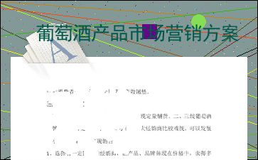 醇釀新生，品味非凡 XX葡萄酒全渠道整合營(yíng)銷策劃方案